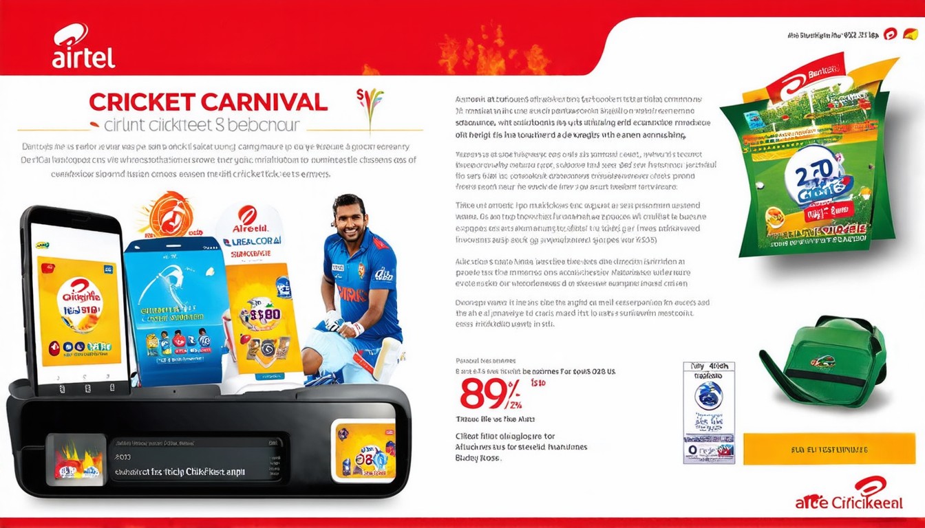Airtel Launches Cricket Carnival to Reward Subscribers for App Transactions