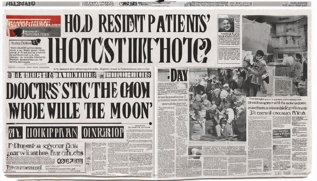 The Papers: Doctors 'hold patients hostage' and 'The whole of the moon'