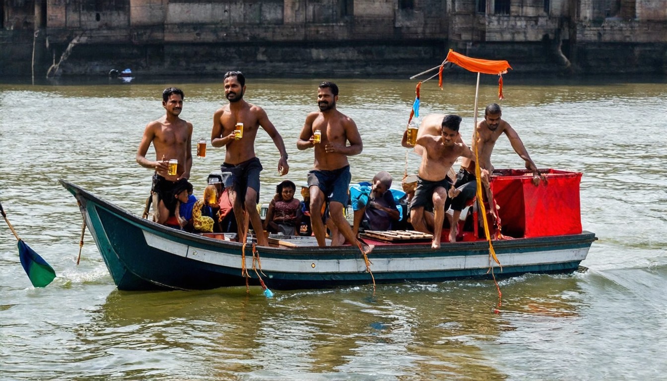 Alcohol, loud DJ on Varanasi’s Ganga during Shobha Yatra, no action yet