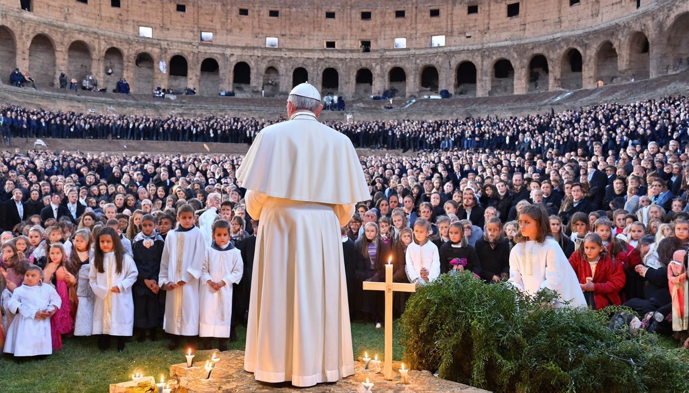 Pope Leo's Good Friday service offers prayer for deported children
