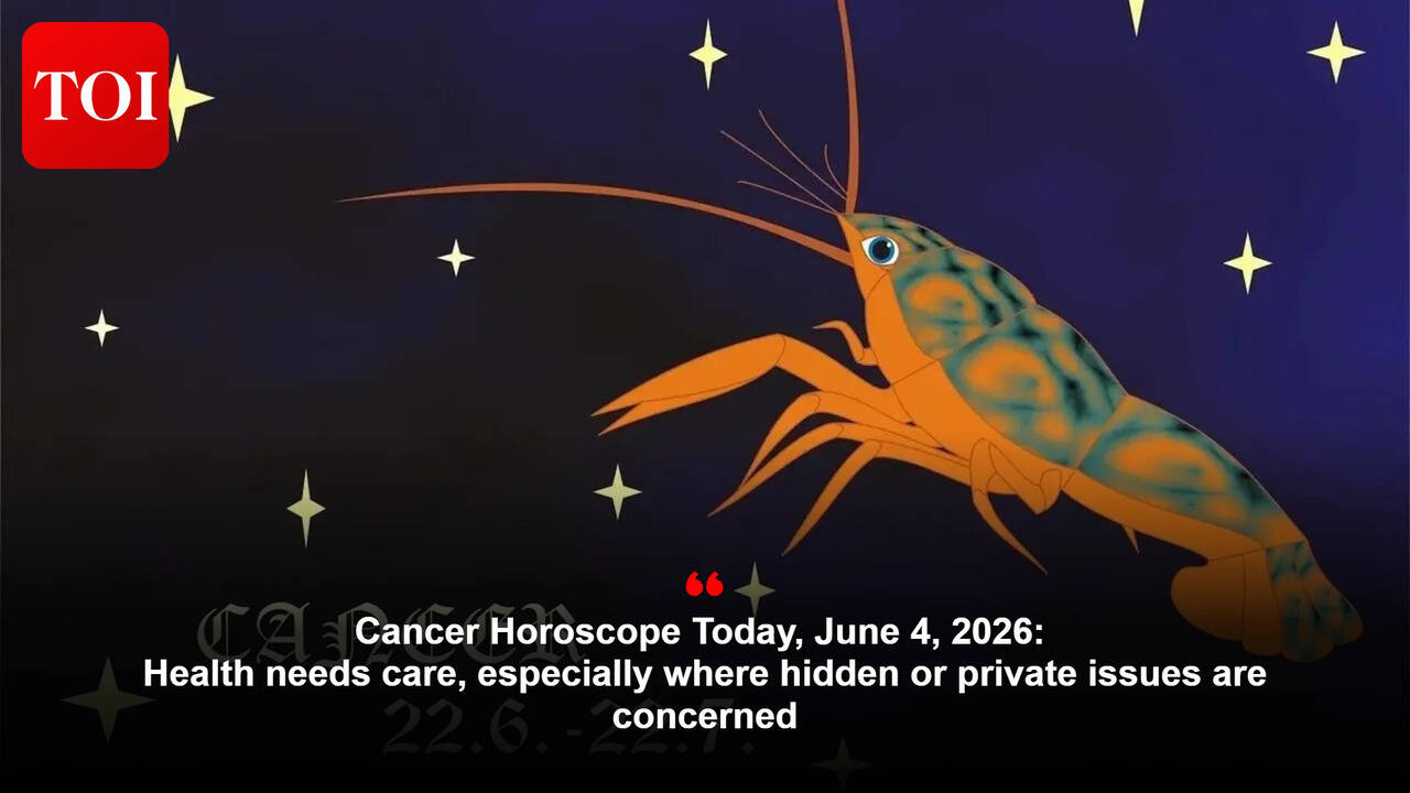 Cancer Horoscope June 4, 2026: Family & Health Focus
