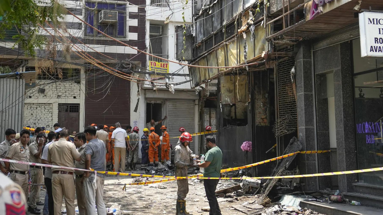 Delhi Hotel Fire: Owner Arrested, Blames Another Amidst Deaths