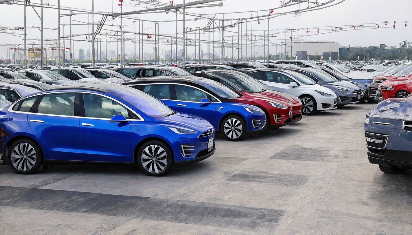 BYD profit slumps 19% after record year edging Tesla off the EV throne