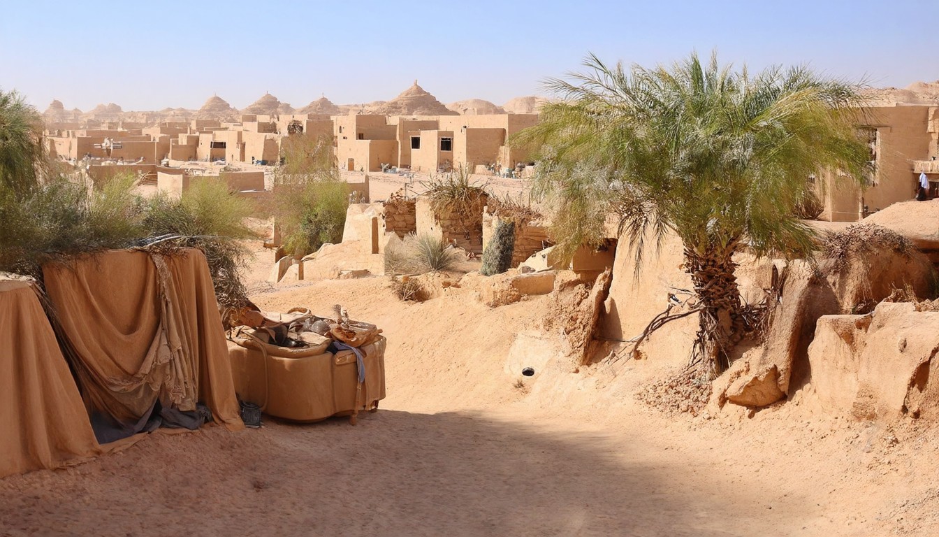 Saudi oasis town adjusts to life in the firing line
