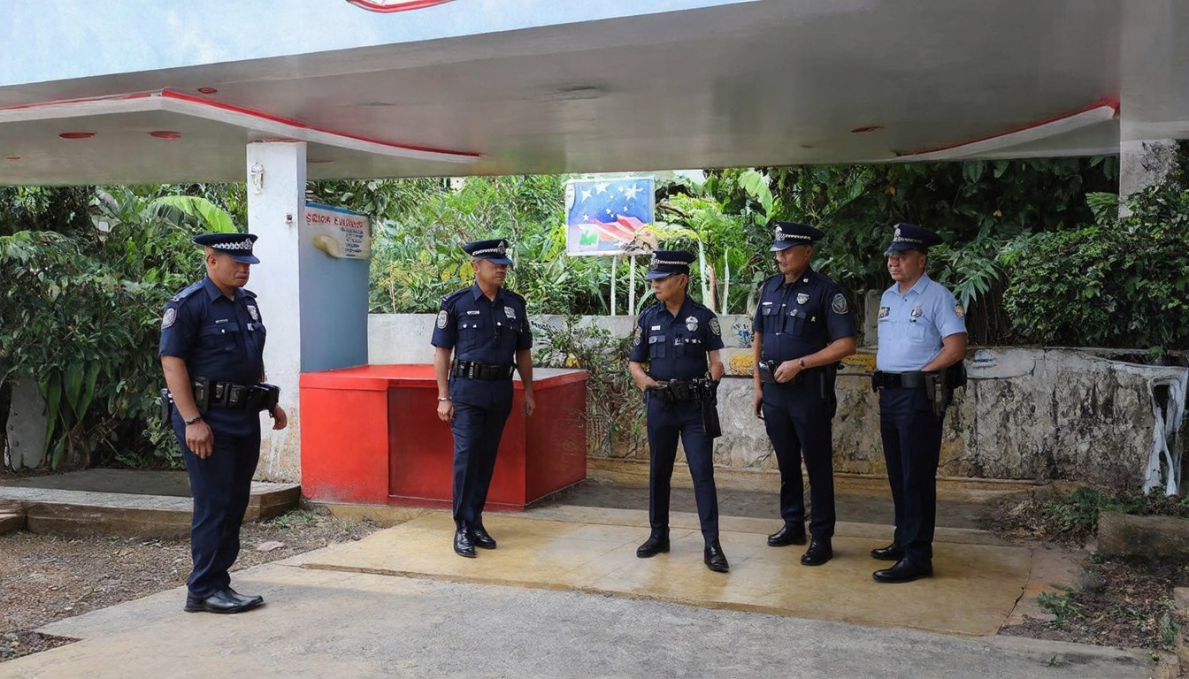 Fake Australian, Chinese and Brazilian police stations: BBC goes inside a seized scam compound