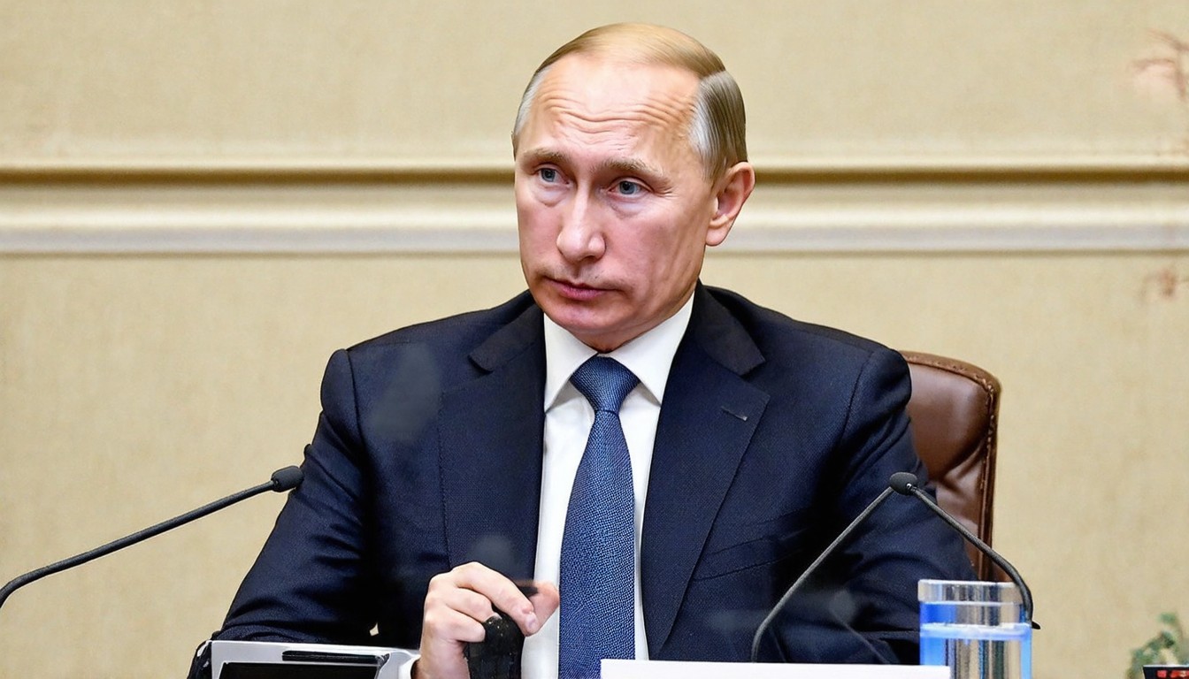 Vladimir Putin says the world’s energy infrastructure is “at risk”
