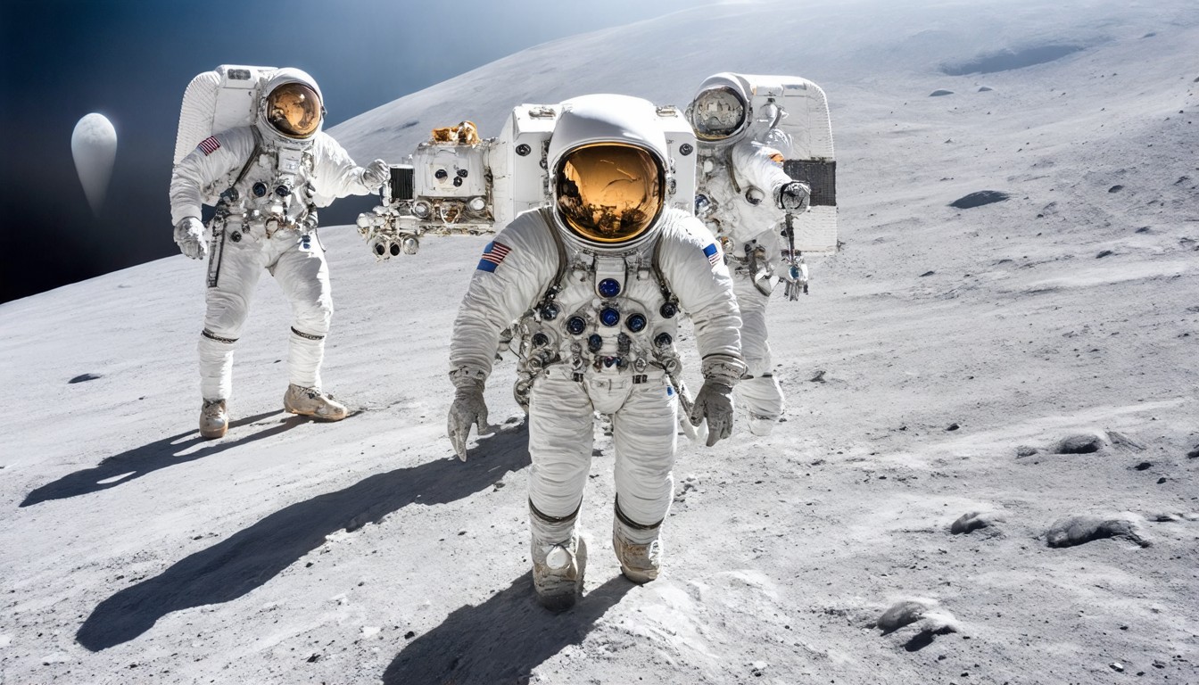 Moon fly-by sees astronauts regain contact with Earth and head for home