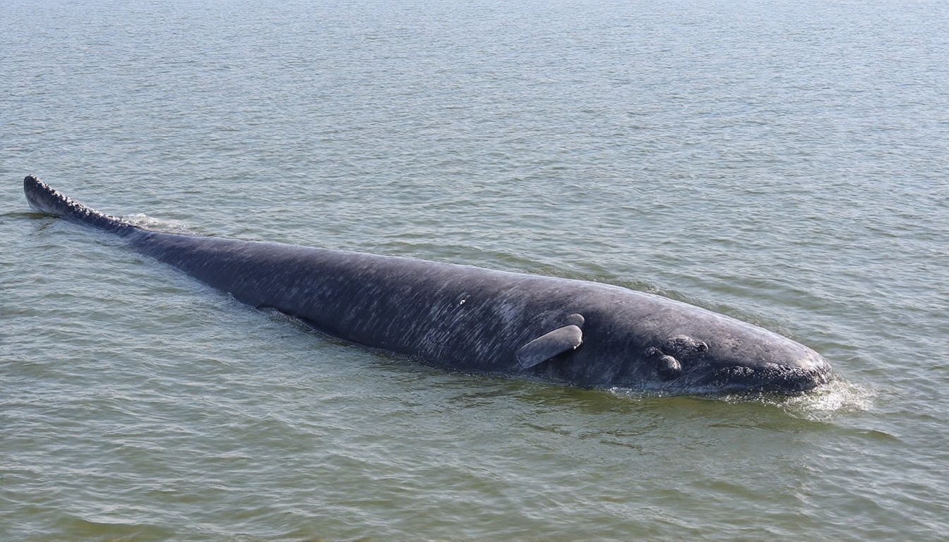 A gray whale that swam 20 miles up a Washington state river is found dead