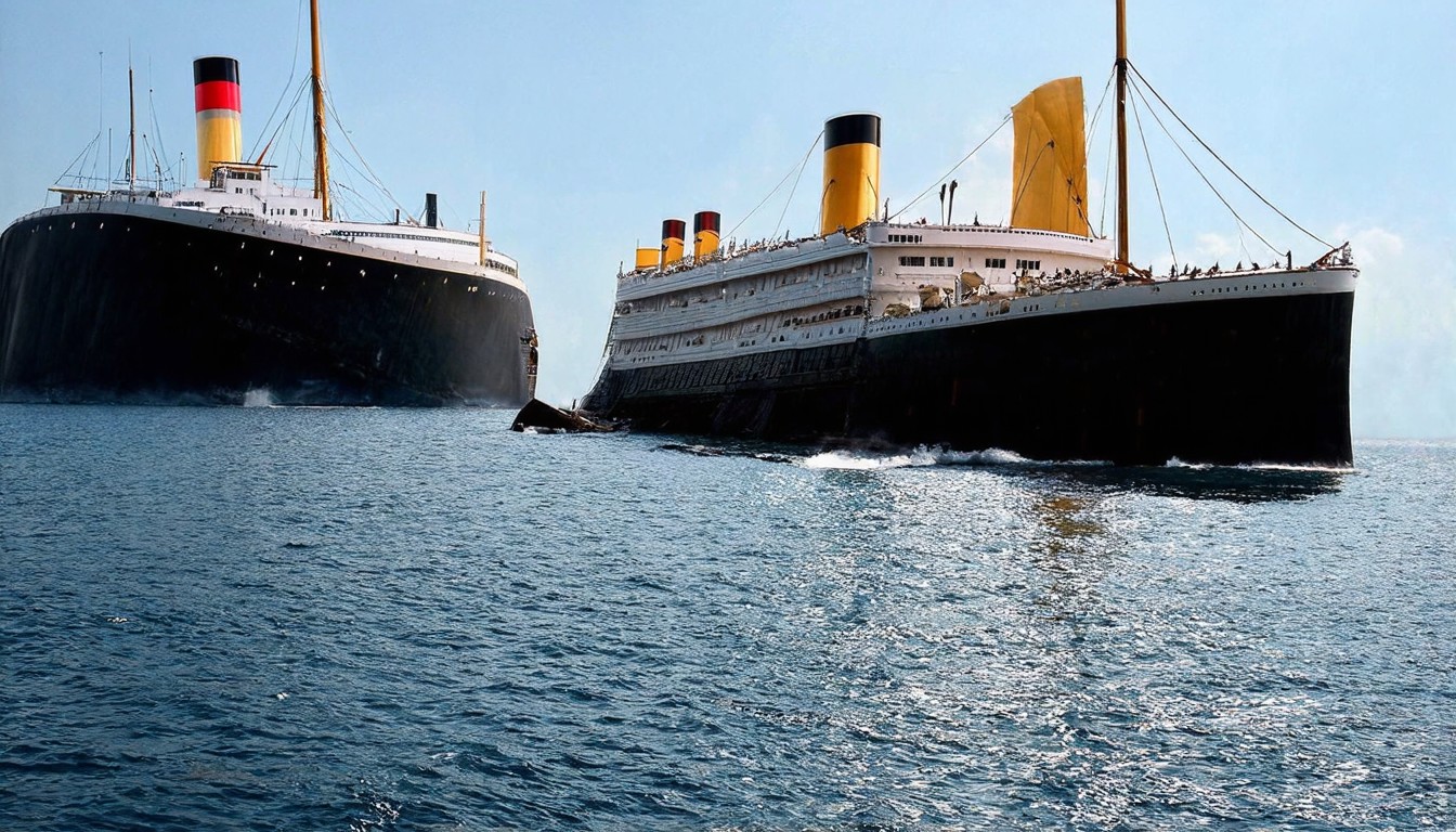 Watch the Titanic and Lusitania Sink in Real Time: One Fast, One Slow