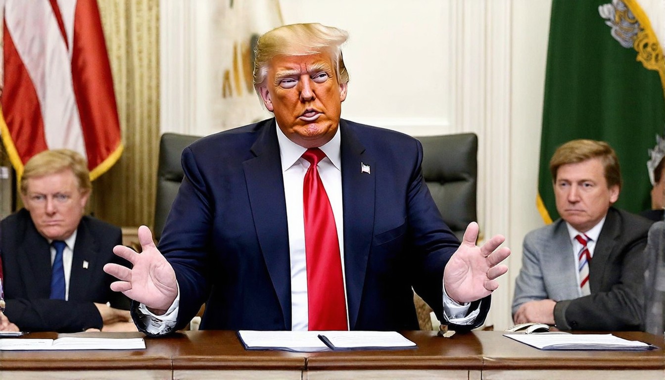 Trump lashes out at 'paper tiger' Nato while re-upping Greenland claim