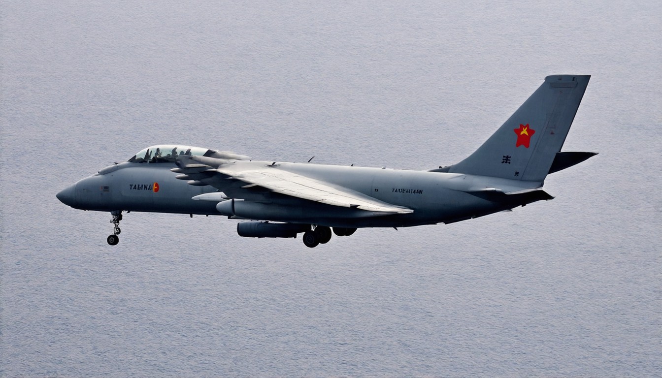 China military aircraft flying near Taiwan falls by half in March