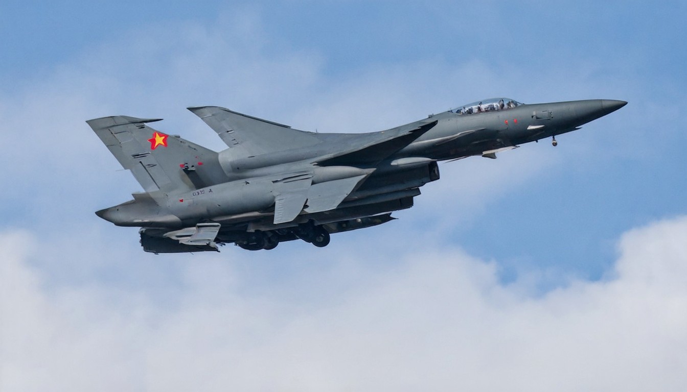 China military aircraft flying near Taiwan falls by half in March