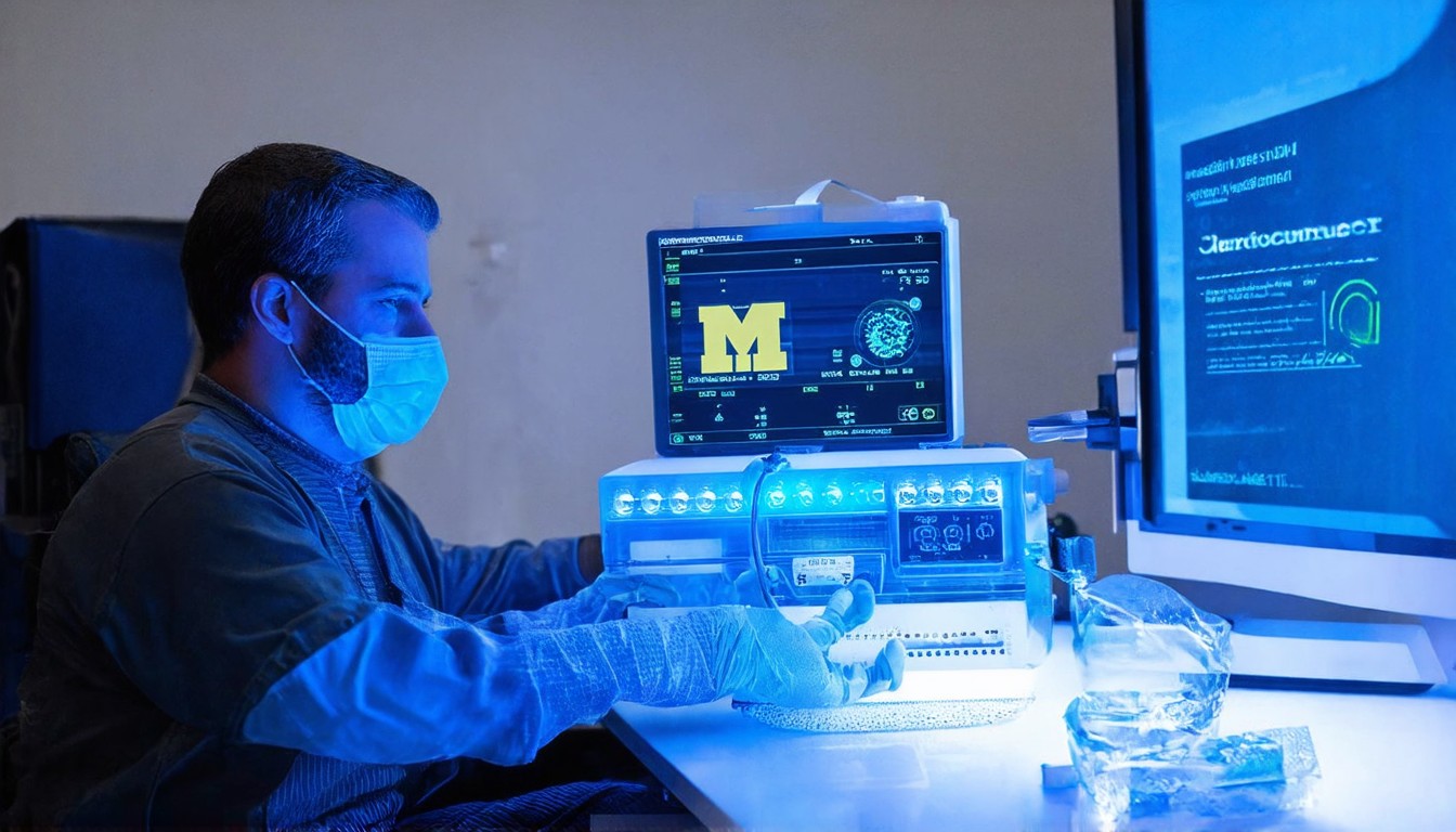 UV glow test measures air disinfection performance in minutes