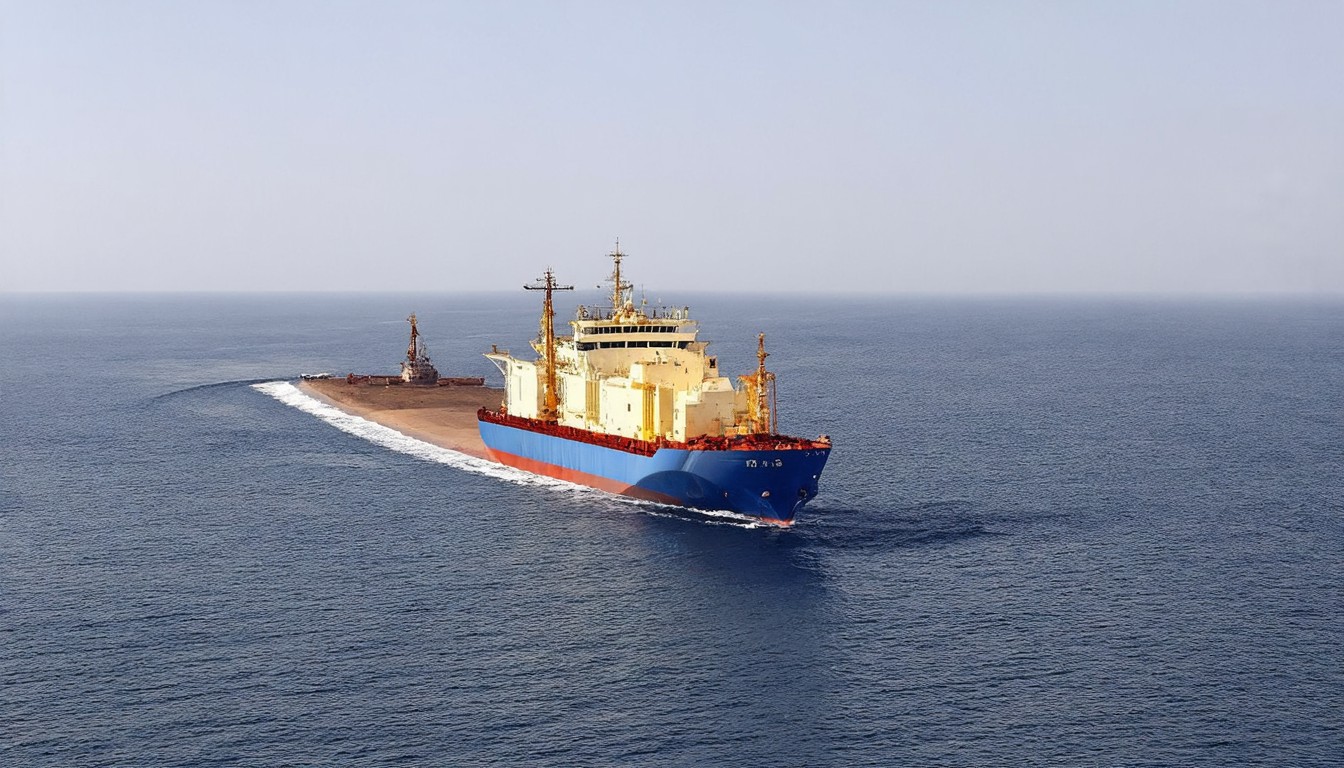French-owned ship passes through Strait of Hormuz