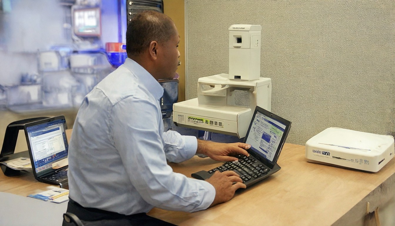 Techie was given strict instructions not to disrupt client. Then he touched one box and the lights went out