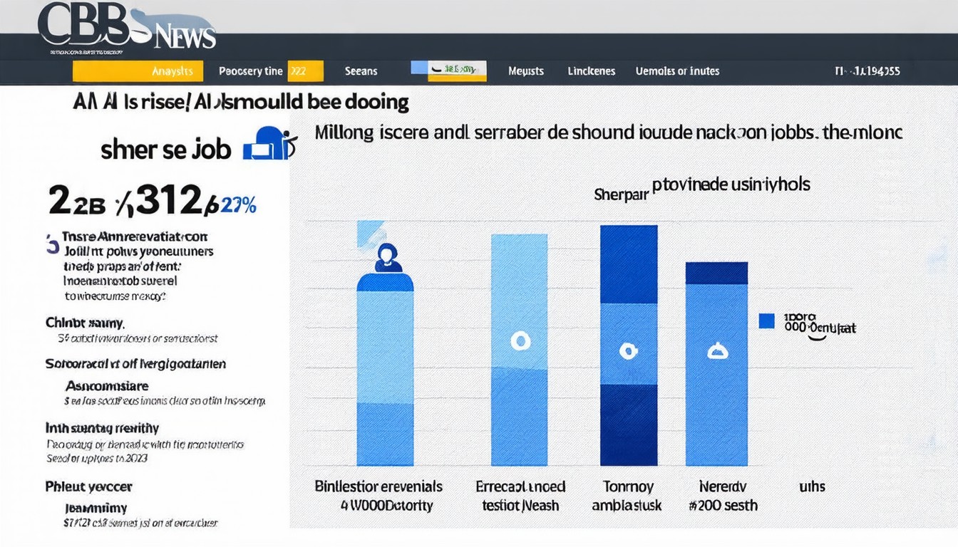 CBS News poll analysis on what jobs AI should be doing