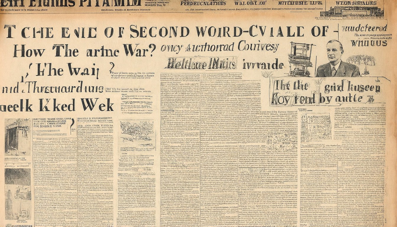 The end of the second world war