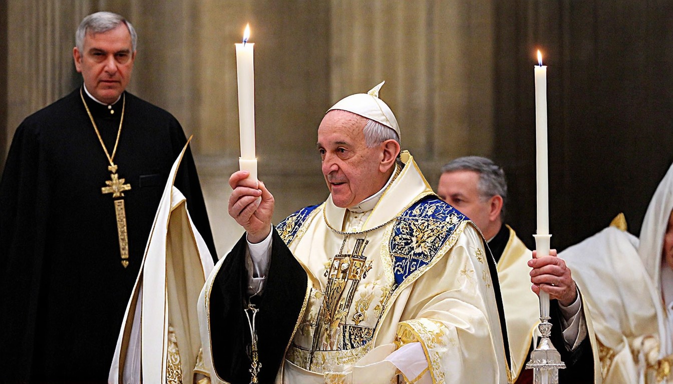 Pope Leo XIV celebrates first Easter vigil, calls for harmony and peace in a world torn by war