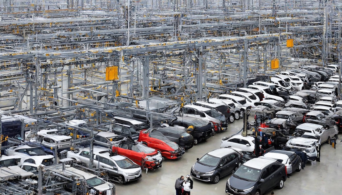 Toyota's global output drops 3.9% in February