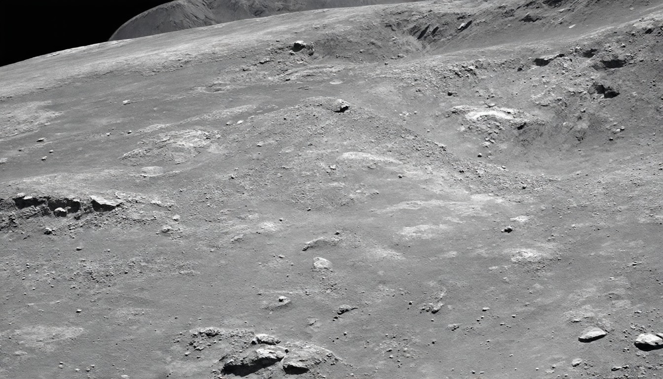 Emotional crew names Moon crater after commander's late wife