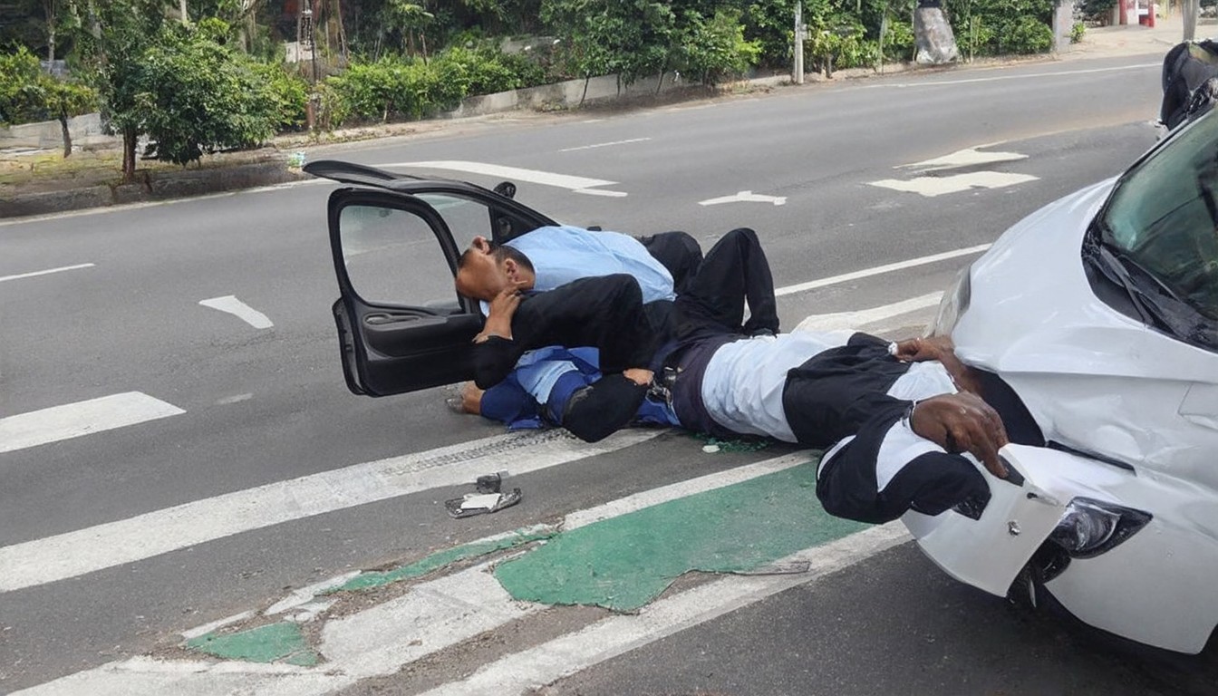 Singaporean man hit by car while crossing road in Johor Bahru