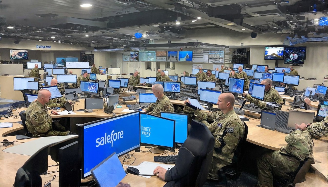 Salesforce Bags $5.6B US Army Digital Revamp Contract