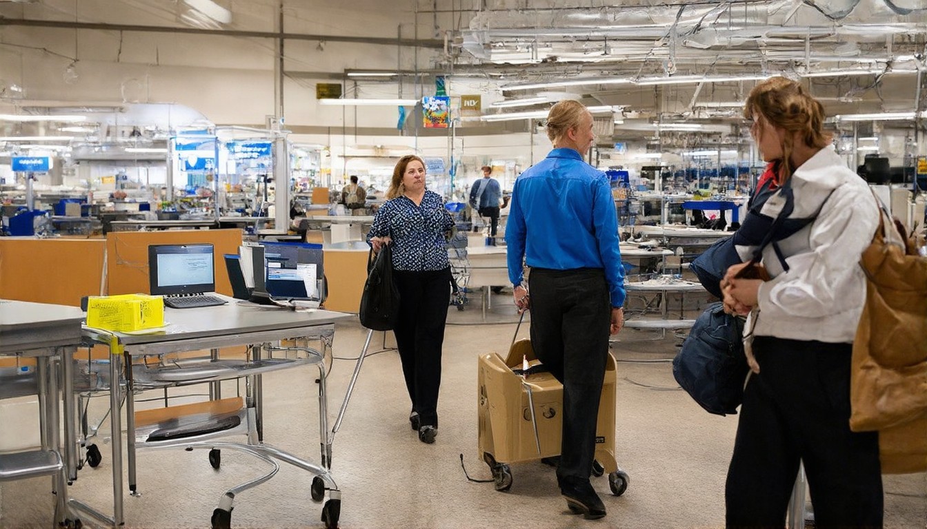 Job openings fall to 6.9 million in February, another hint of sluggish hiring in America