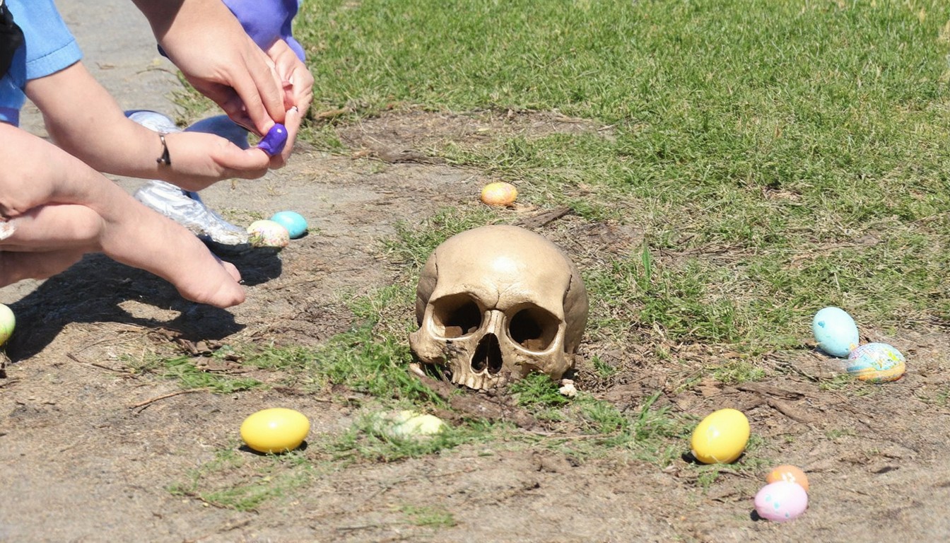 Family finds human skull in Long Beach during Easter egg hunt, police say