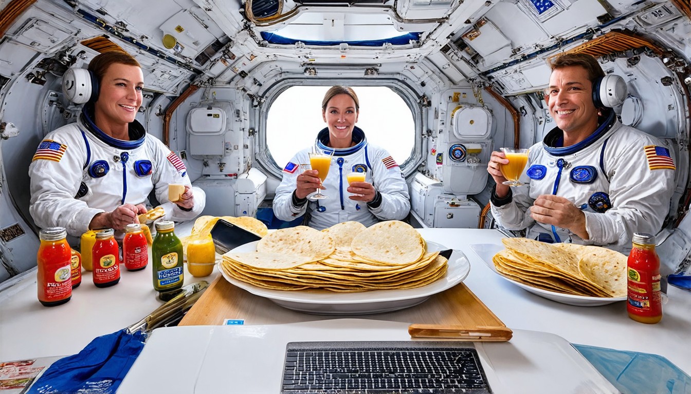 58 tortillas, five hot sauces and one toilet: life aboard spacecraft Orion