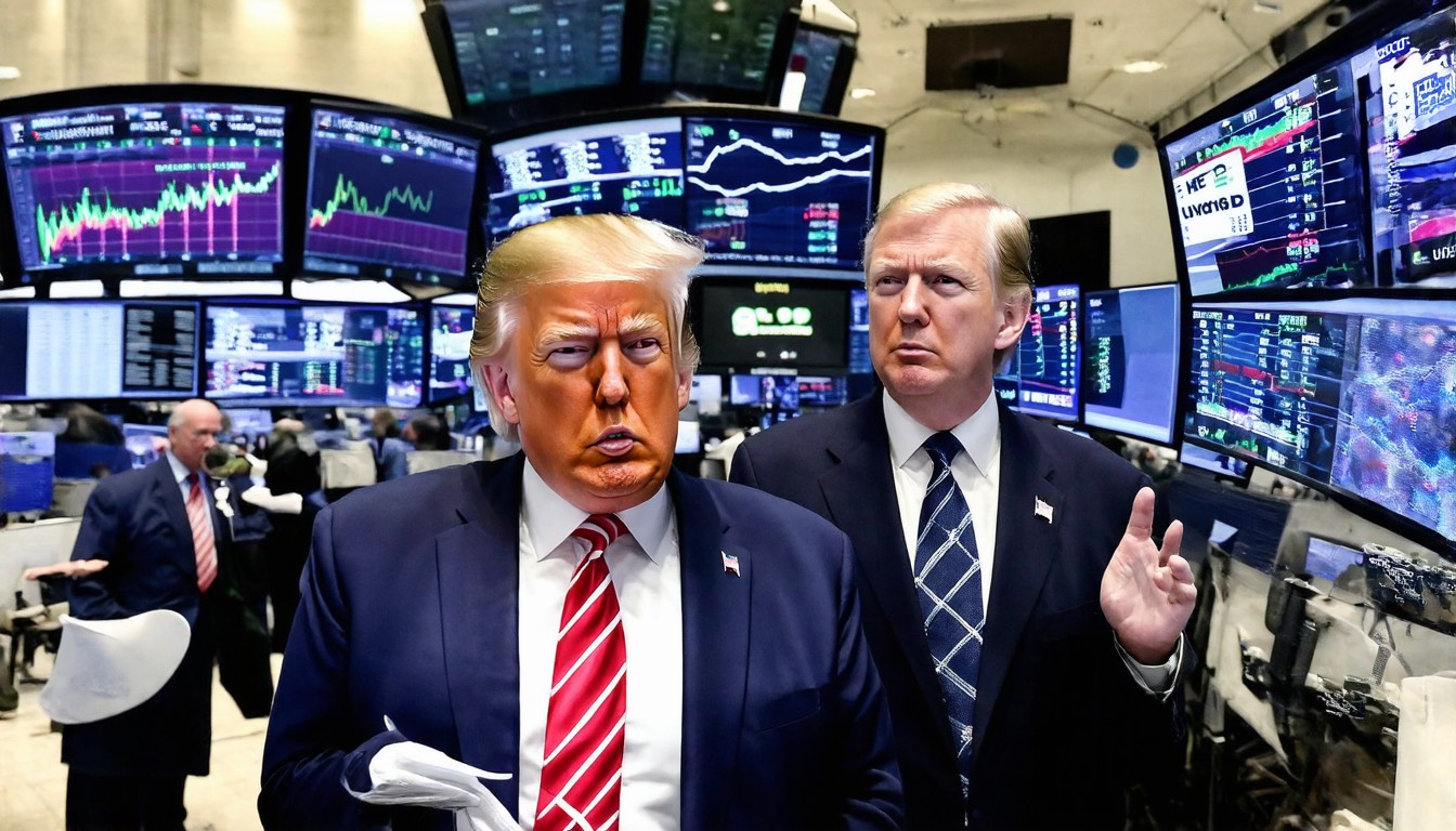 Volume in stock and oil futures surged minutes before Trump's market-turning post