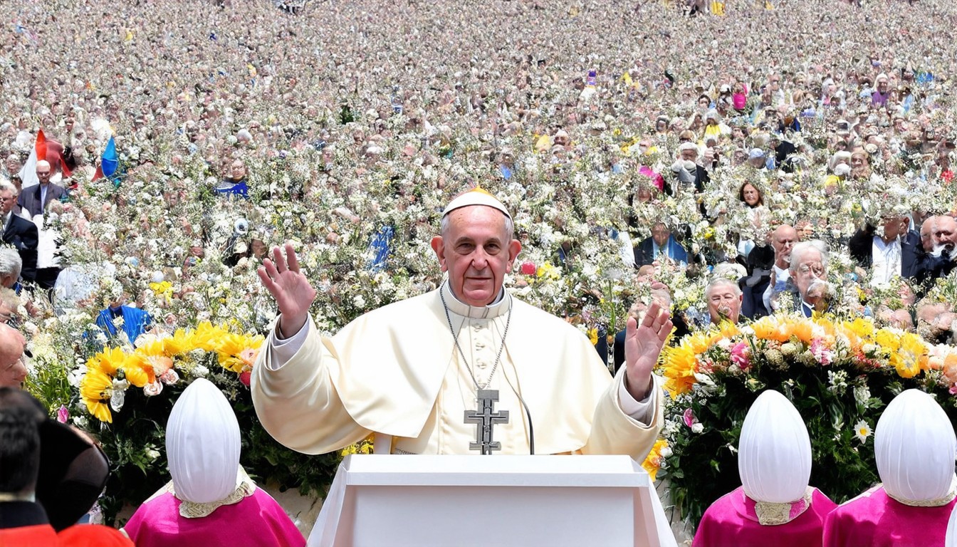 Pope Leo calls for global leaders to choose peace in his first Easter Mass