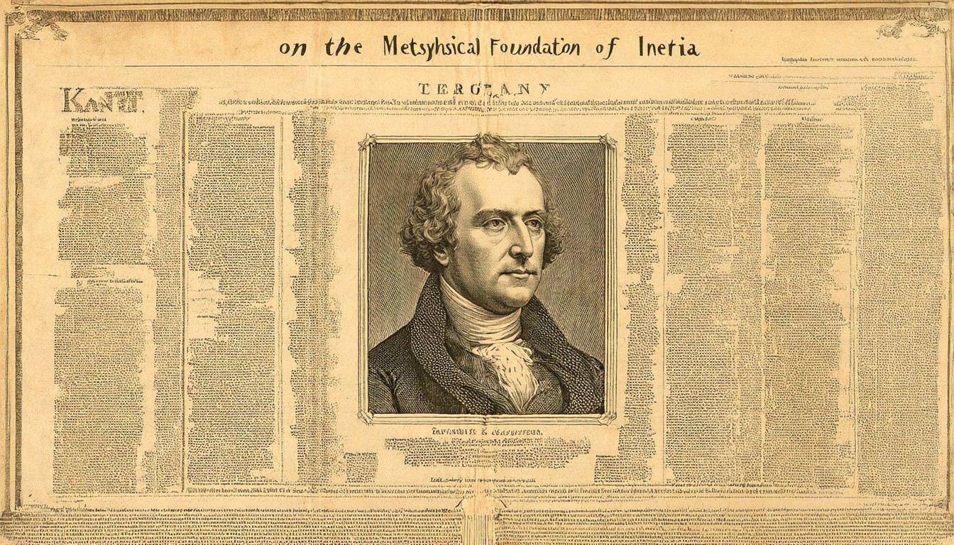 Kant on the metaphysical foundation of inertia