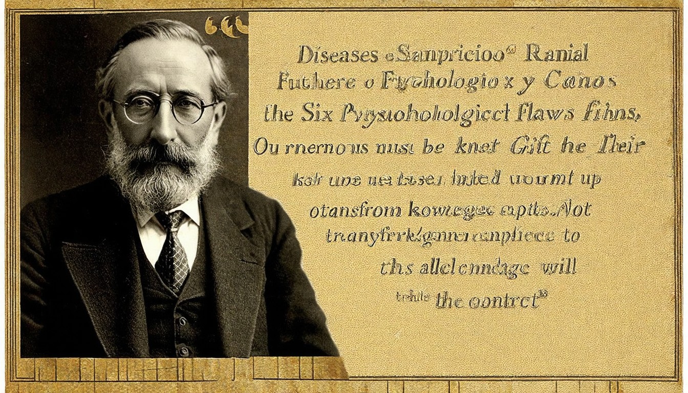 Diseases of the Will: Neuroscience Founding Father Santiago Ramón y Cajal on the Six Psychological Flaws That Keep the Gifted from Living Up to Their Gift