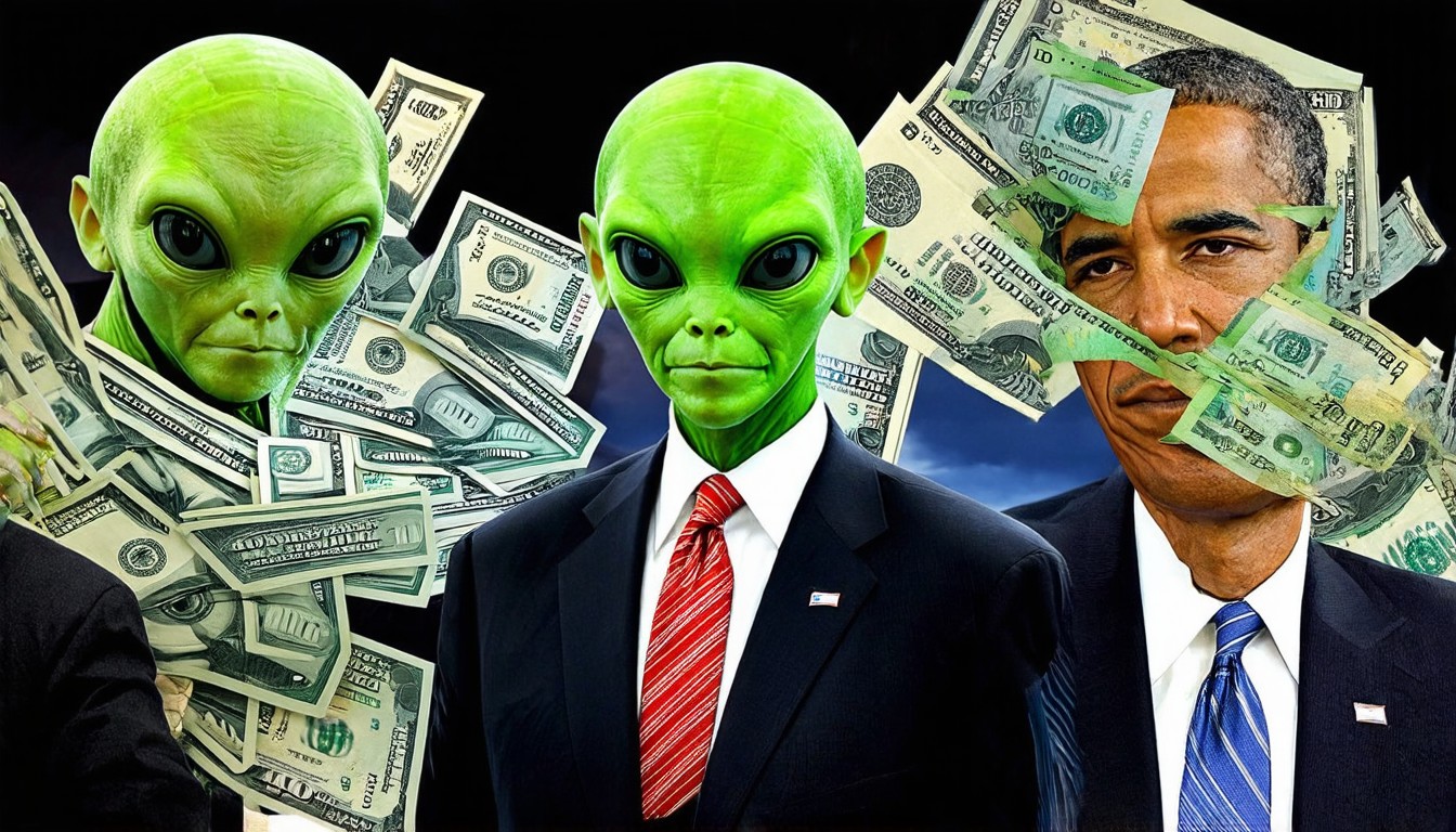 A U.F.O. Frenzy & Senate Republicans’ Money Bomb