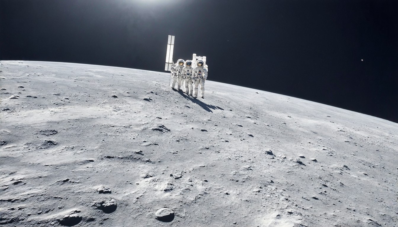 Artemis astronauts pass behind moon, expected communications cut starts
