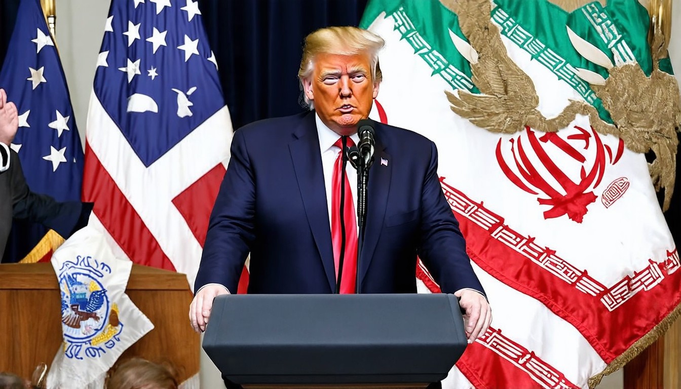 Trump set to hold press conference after profanity-laced post on Iran