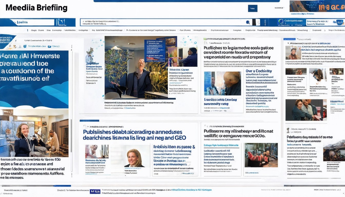 Media Briefing: Publishers debate the value of AI licensing and GEO