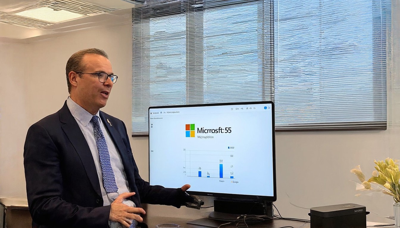 Microsoft executive touts Copilot sales traction as AI anxiety weighs on stock