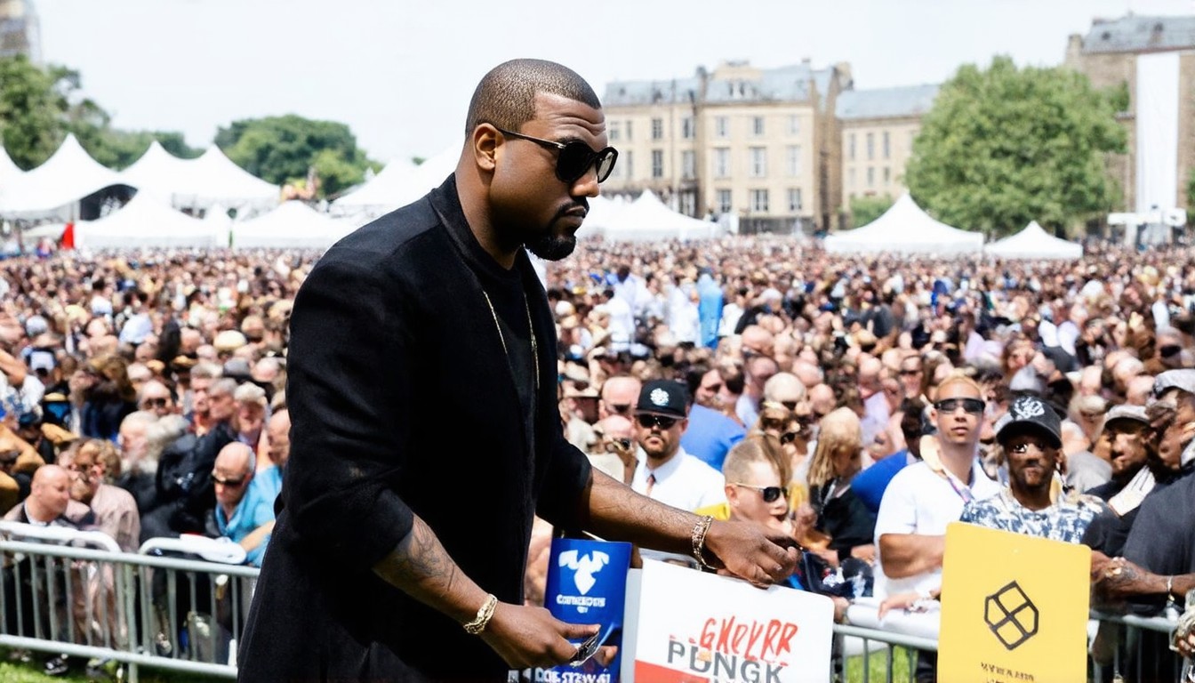 A music festival booked Kanye West, now known as Ye, and lost major sponsors