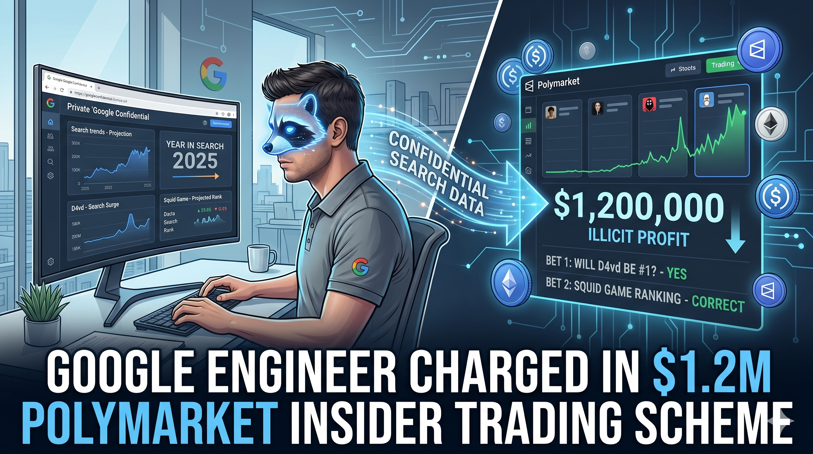 Google Engineer Busted in $1.2 Million Polymarket Insider Trading Scheme