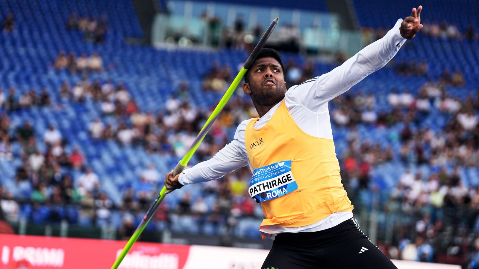Rumesh Pathirage Shatters Sri Lankan Javelin Record with Historic 92.62m Throw at Rome Diamond League