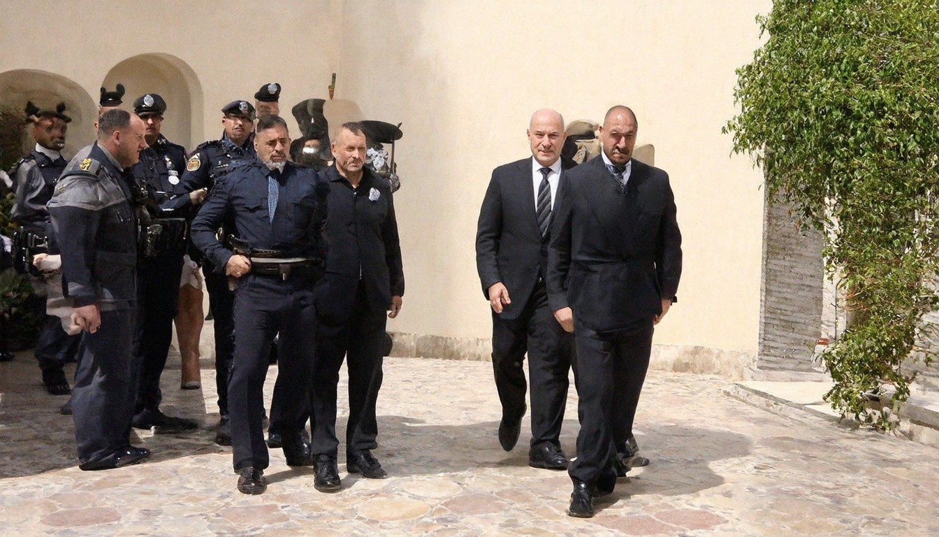 Fugitive mafia boss wanted for murder arrested at luxury villa