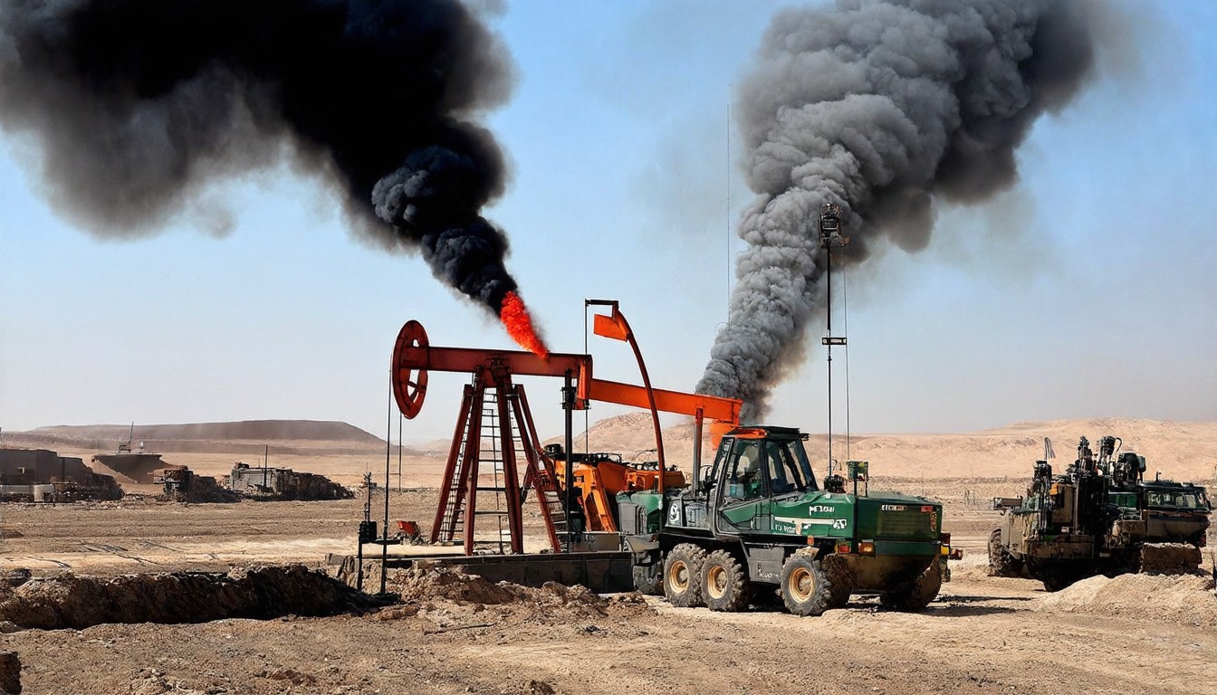 Oil prices jump and shares drop after Trump threatens more Iran strikes