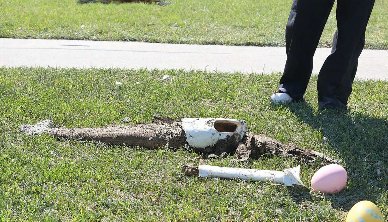 Family finds possible human remains in Long Beach during Easter egg hunt, police say