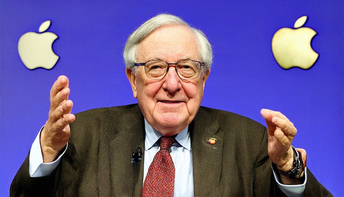 Warren Buffett says he sold Apple too soon and would buy more of it, though not in this market
