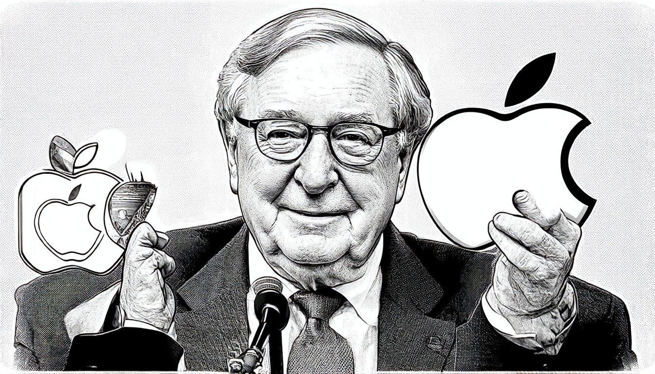 Warren Buffett says he sold Apple too soon and would buy more of it, though not in this market