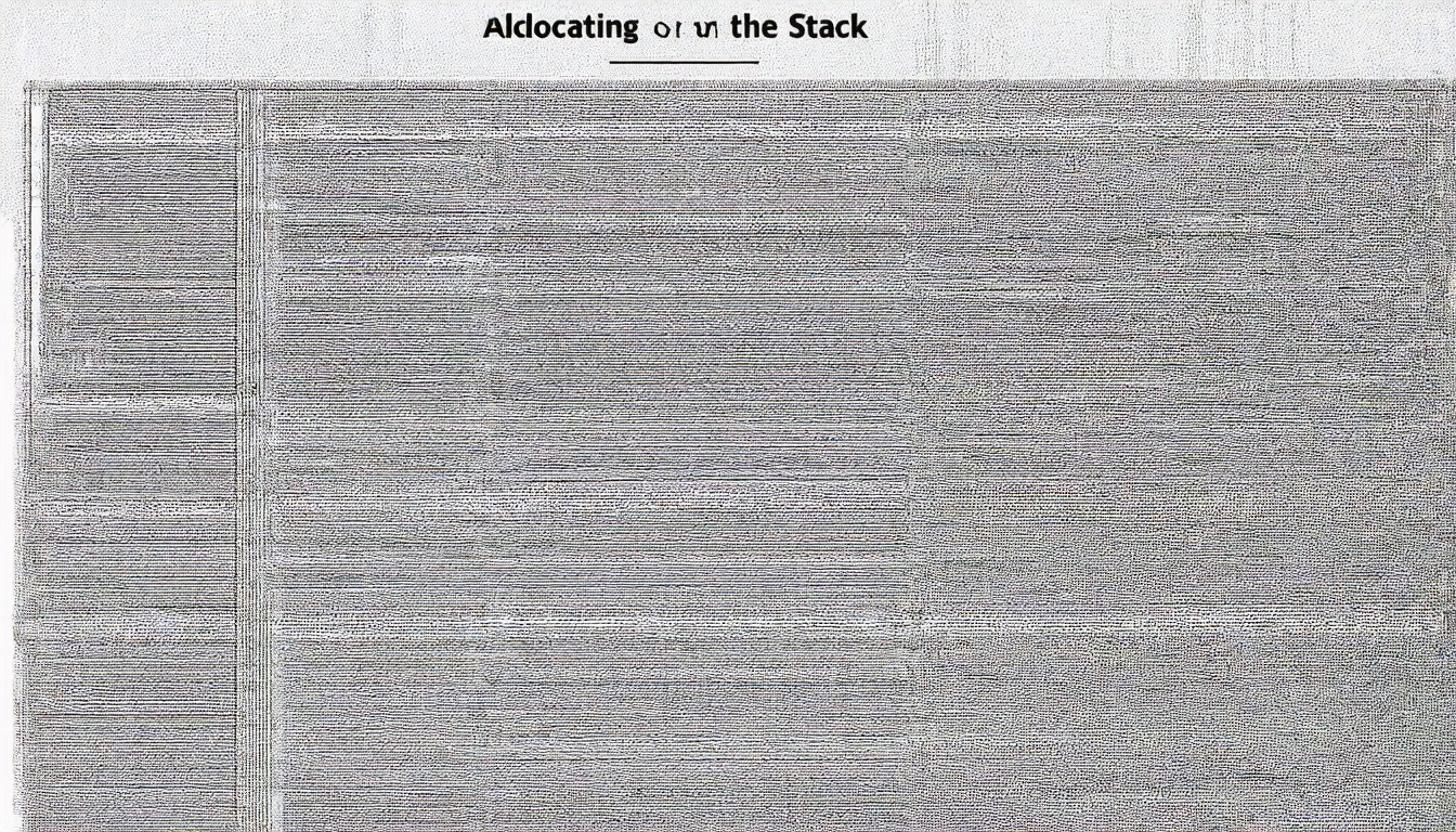 Allocating on the Stack