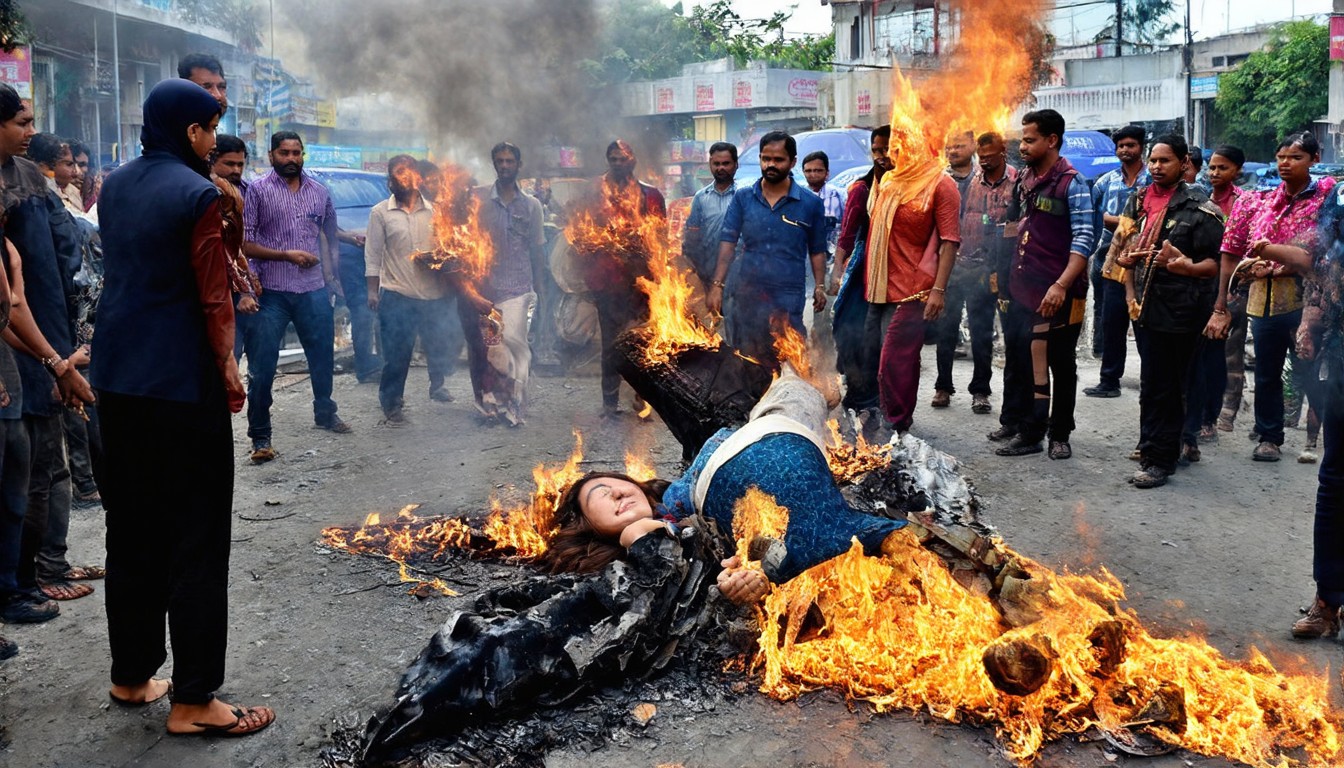 Woman burnt alive after she rejects marriage proposal in Kolkata