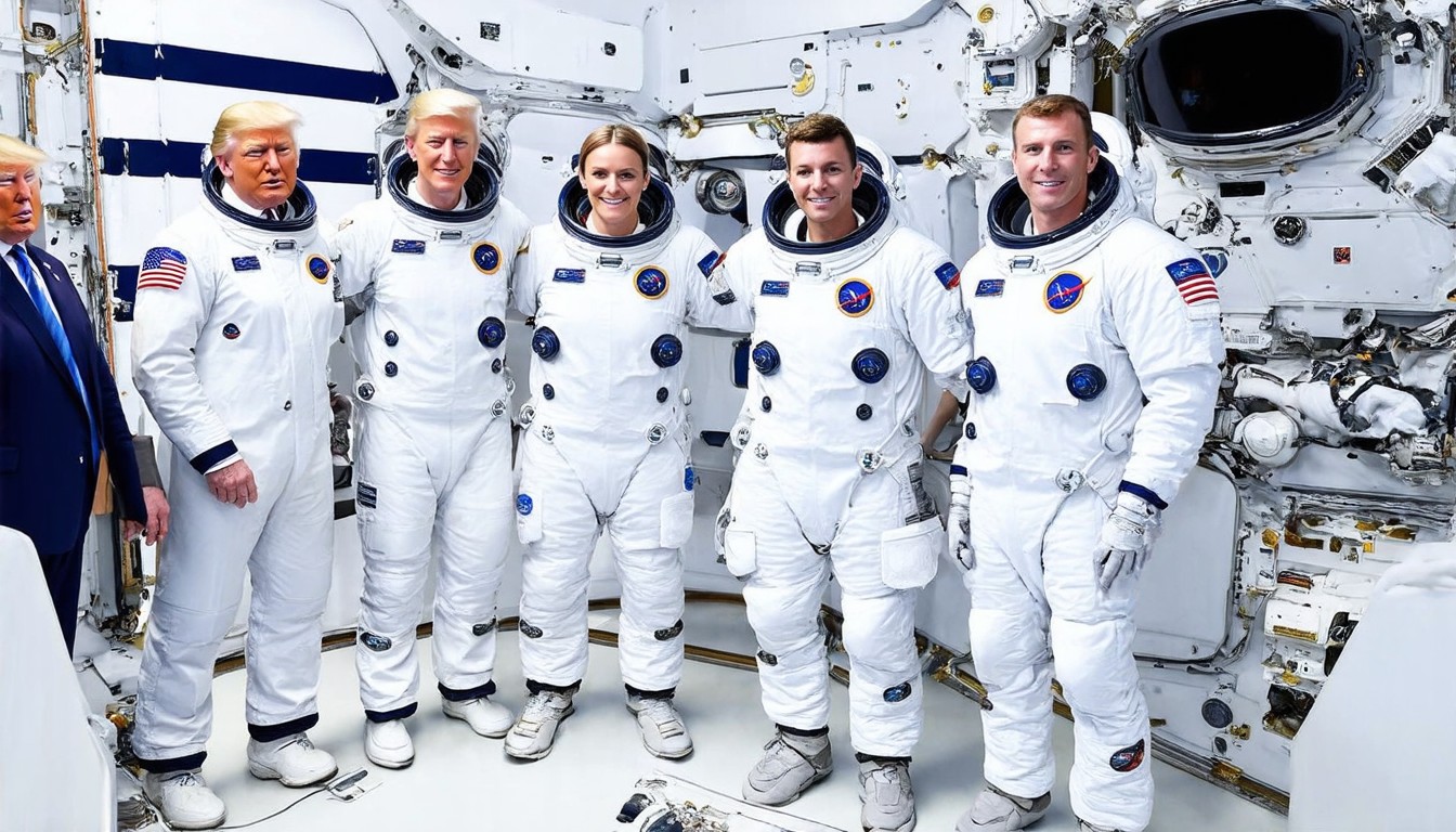 Trump calls Artemis II astronauts "modern-day pioneers" in live conversation