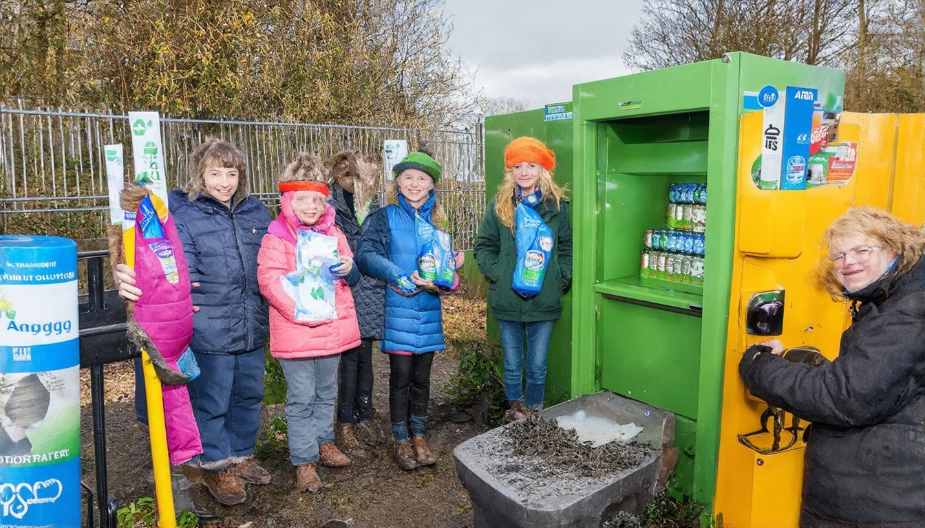Litter Wombles launch second recycling machine